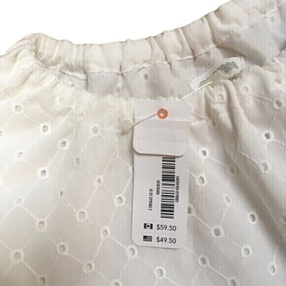 Gymboree White /Ivory Eyelet Girl's Dress, Size 7 - Picture 4 of 4